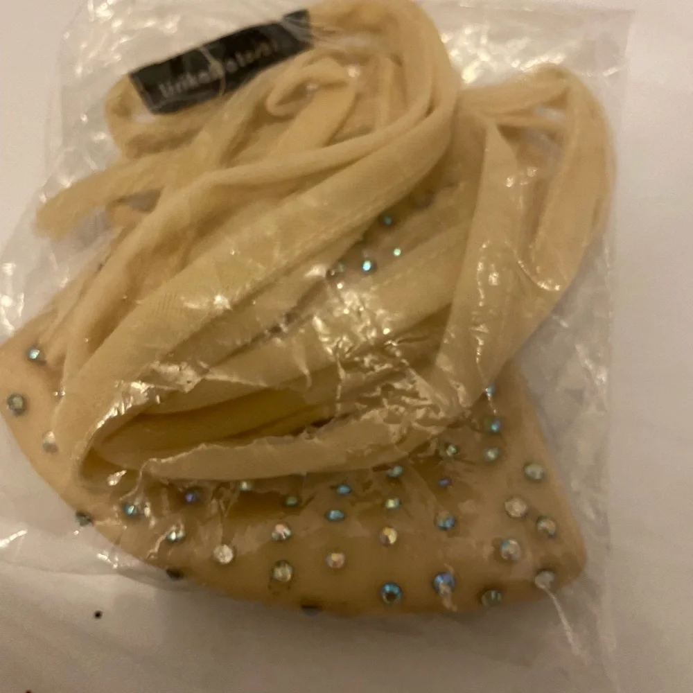 Lirika Matoshi Embellished Tan Face Mask
